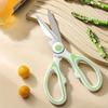 1 Pc Stainless Steel Kitchen Scissors, Food Scissors, Sturdy Chicken Bone Scissors, Versatile Sharp Meat Scissors, Household Scissors