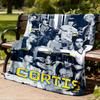 1pc K Pop, Cortis Outdoor Personalized Flannel Blanket, Soft, Lightweight Personalized Flannel Blanket, Digital Printing,