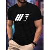 Men's Trendy Loose Fit Graphic Tee - High Street Casual Streetwear Summer Daily Print T-Shirt