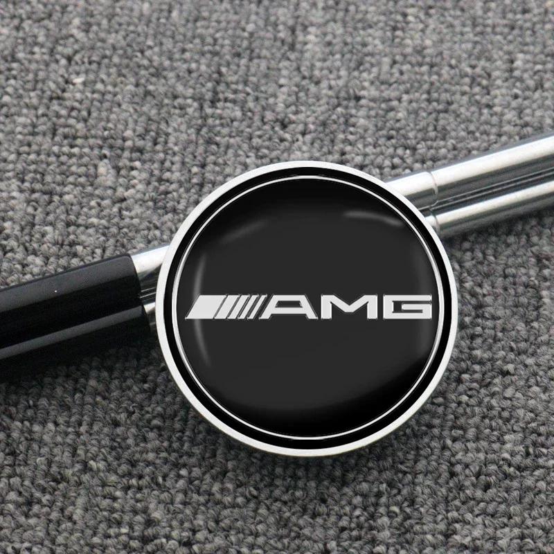 LRQ2   4pcs 56/60mm Car Styling Wheel Center Hub Caps Stickers Badg For Mercedes Benz GLE GLC A B C E Class W176 W246 W205 W213 AMG