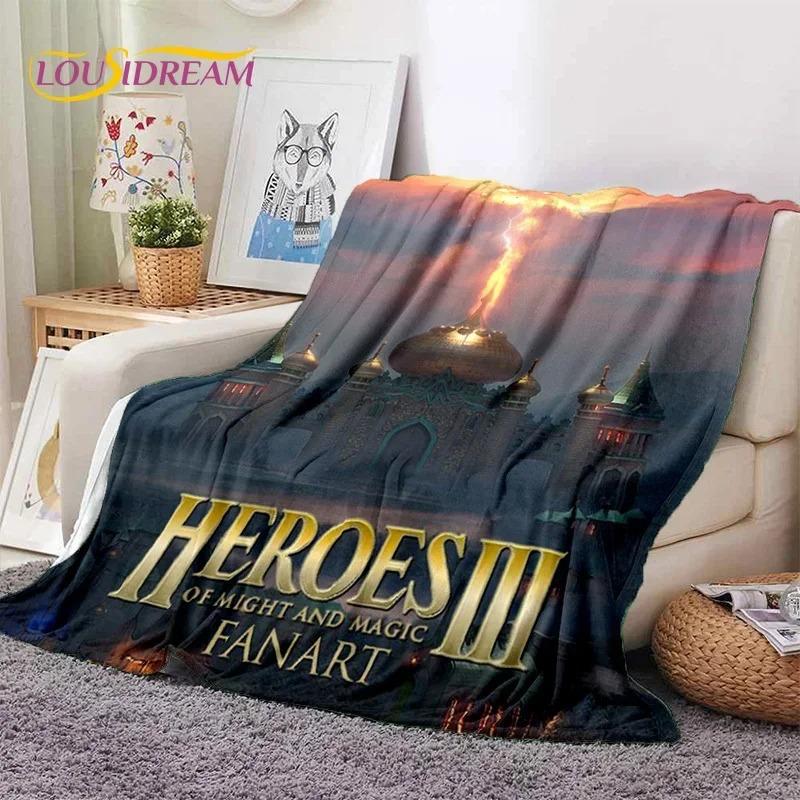 Heroes of Might and Magic Retro Game Soft Flannel Blanket for Beds Bedroom Sofa Picnic,Throw Blanket for Cover Outdoor Leisure