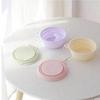 350ml Macaron-Farben Serie Tragbare Faltnapf für Haustiere, Hundenapf, Katzennapf, Reisenapf mit Karabiner
