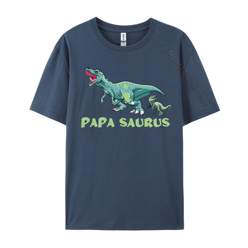Papasaurus Tshirt Premium Cotton Men Tops T Shirt VALENTINE DAY T Shirt 2024 Newest Fashion Tops Shirts