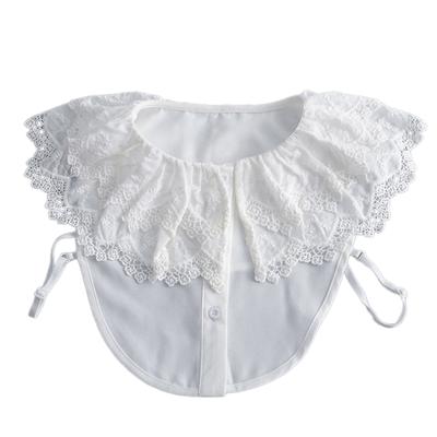 Colletto Ricamato Colletto di Pizzo Colletto Ricamato a Fiore Arte Antica Colletto Ragazze Dolci Pizzo Decorativo Sciarpa Arricciata
