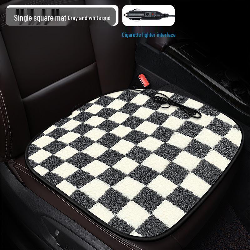 Four-Season Heated Car Seat Cushion Set: Interior Accessories for Comfort