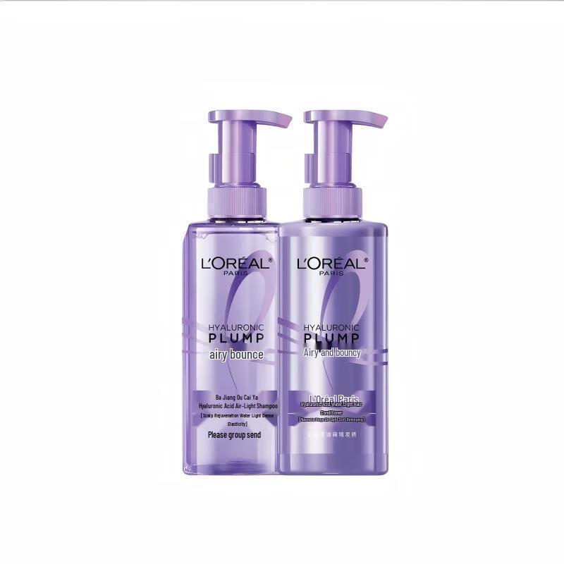 

L Oreal Hyaluronic Acid Oil Control & Volumizing Silicone-Free Shampoo & Conditioner Set