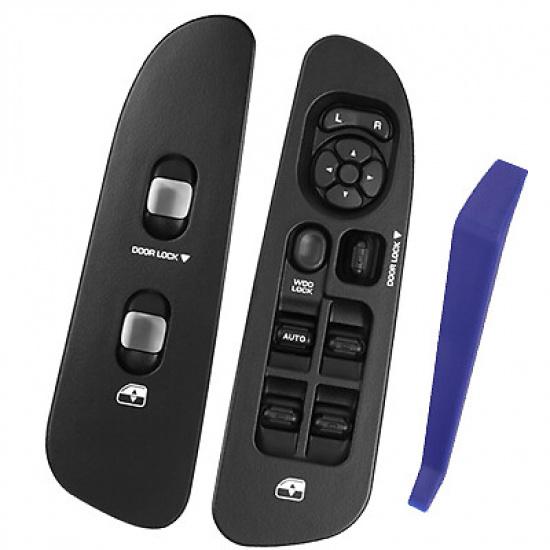 Power Window Control Switch+Bezels Black 68171680AA for 02-09 Dodge Ram1500-3500