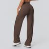 Yoga pants Thin skin-friendly high-waisted straight-leg pants Loose and thin yoga clothes Sports outdoor fitness clothes