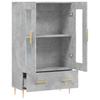 Highboard Concrete Grey 69.5 X 31 X 115 Cm Particleboard