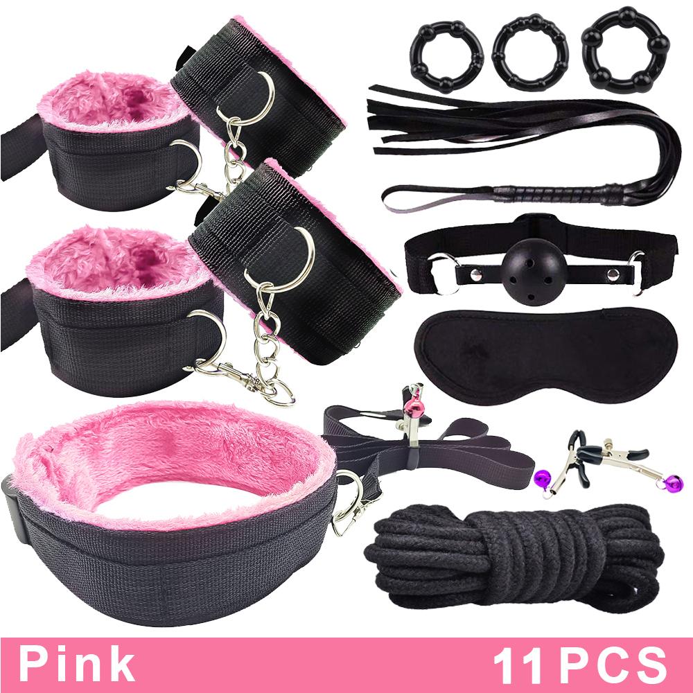8/11/15PCS Set Sex Toys for Adults 18 Couples Anal Plug Vibrator Handcuffs Gag Set Sex Games Exotic Accessories Sexules Toys