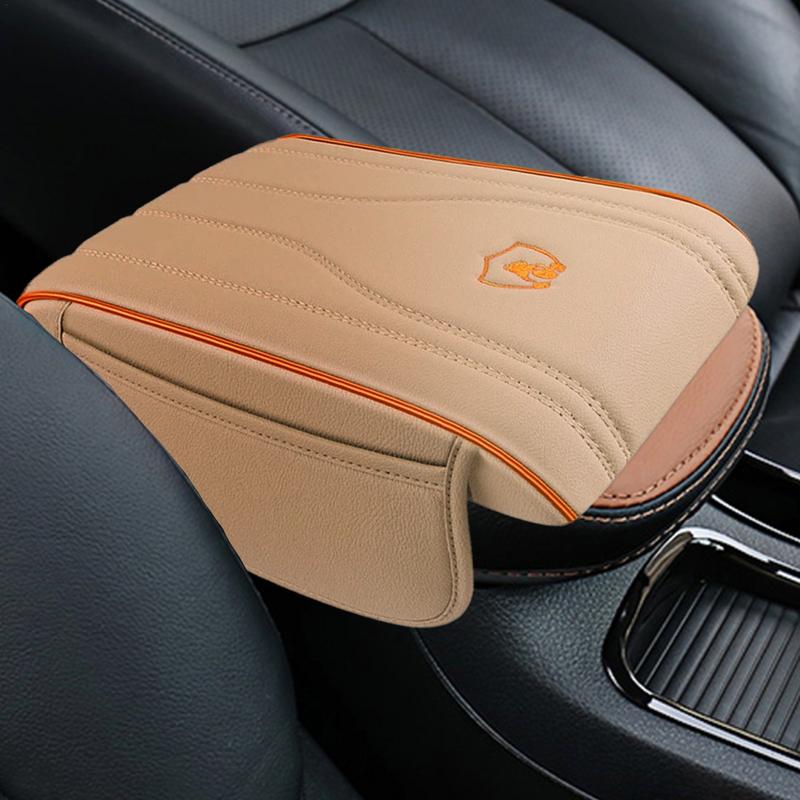 Arm Rest Cover For Car Auto Armrest Box Cover Leather Armrest Seat Box Elbow Pillow Anti-scratch Auto Armrest Box Cover With