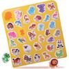 Educational Sticker Kids Book With Animal Dinosaur Pattern For Recognition Skill