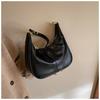 IELGY Niche Simple Fashion One-Shoulder Messenger Bag High-End Western-Style Ladies Dumpling Bag