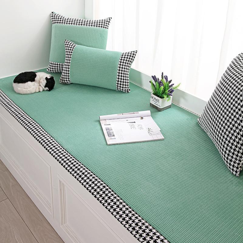 Window Cushion Ledge Cushion Nordic Style Four Seasons Universal Non-Slip Balcony Cushion Blanket