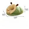 Pet Warm Slipper Nest Soft Small Cat Dog Bed Cute Comfortable Slippers Shaped Semi Enclosed Thickened Cushion Bed Pet Supplies