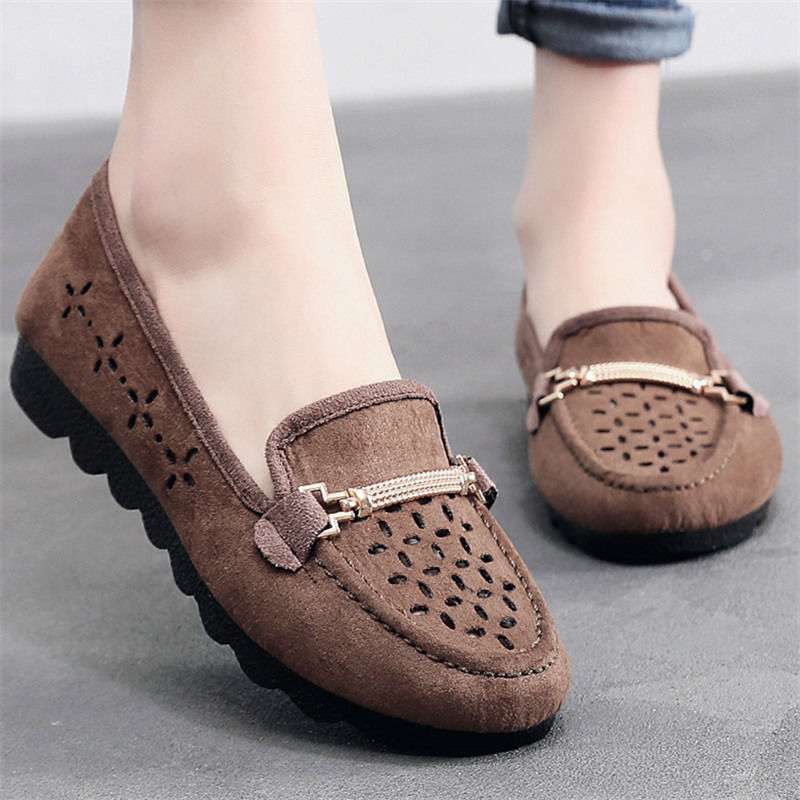 Polyurethane Sole Old North Cloth Shoes Women's Single Shoes Doudou Shoes Black Work Shoes Flat Sole Maternity Shoes Mother Shoes Large Size