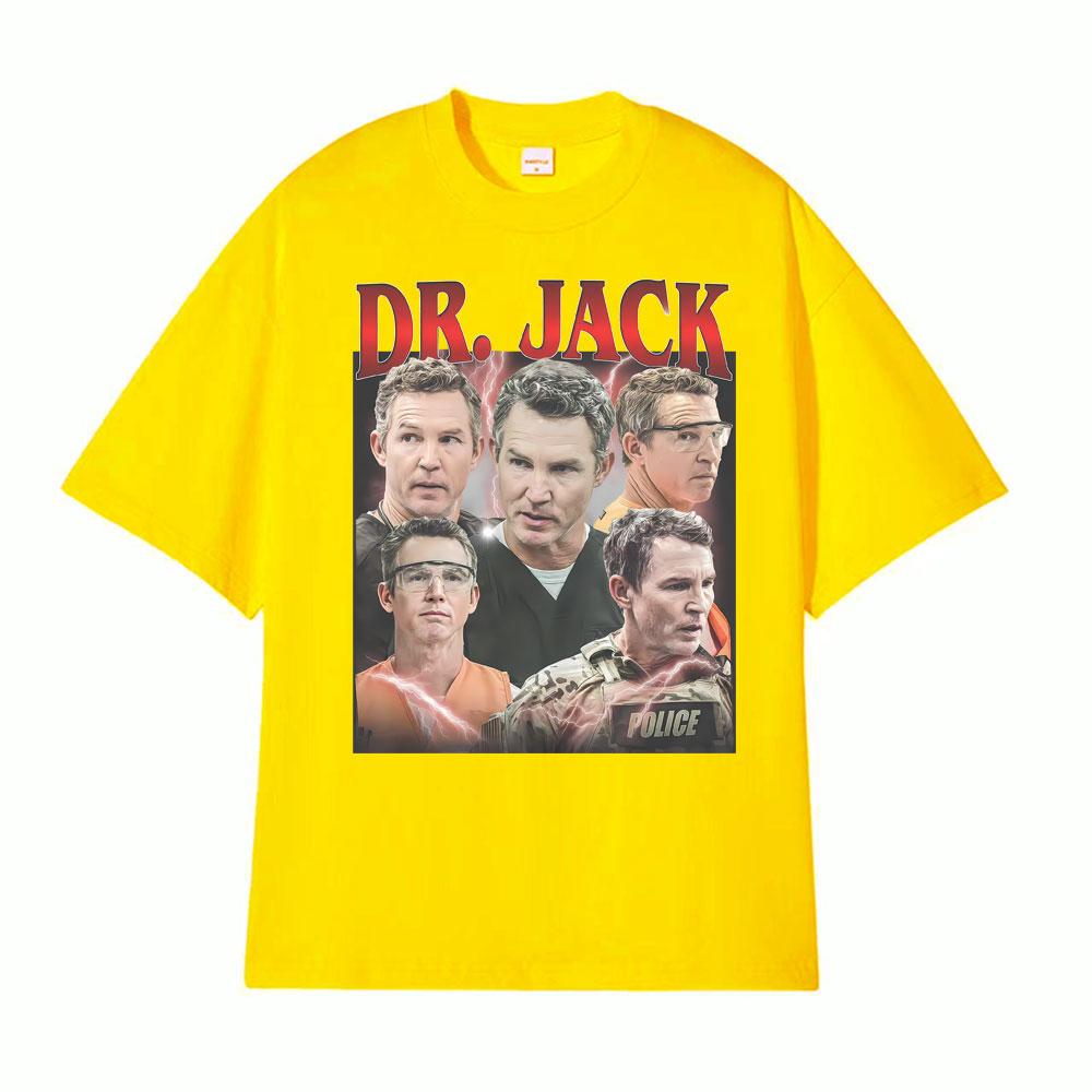 Limited Dr Jack Abbot Retro Movie HN7 Graphic T Shirts Unisex Women Fashion Casual Tee Shirt High Quality ONeck Tshirt Streetwear