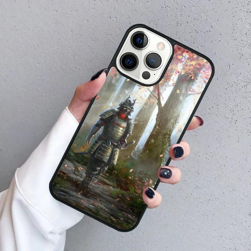 Samurai Phone Case For iPhone 17 Air 16 Pro Max 15 14 Plus 12 13 Soft Bumper Shell Cover Coque