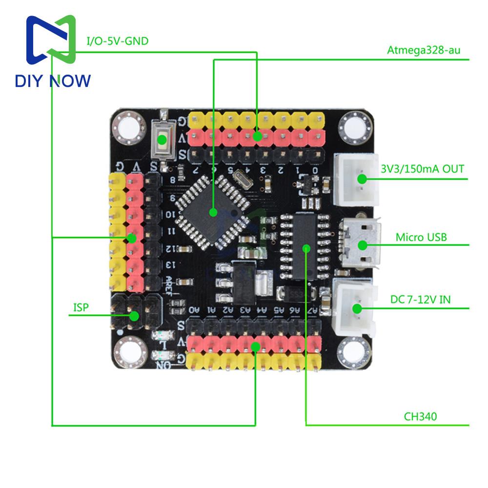 Per Arduino Leonardo R3 ATMEGA16U2 / ATMEGA328P Chip CH340G Scheda di Sviluppo WeMos ESP8266 CH340C DM Strong Micro USB