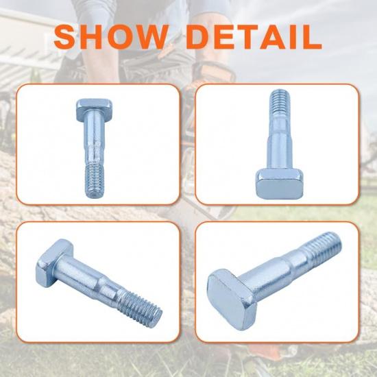 Chain Bar Plate Adjuster For Husqvarna 362 365 372 371XP 385XP 390 Part537046601, Chain Bar Plate, Adjuster screw, Bumper Stripe, Bar Stud, Bar Nut,