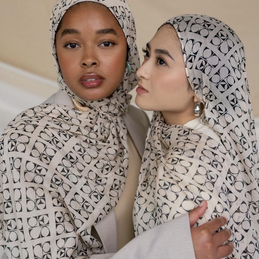 Watercolor Tie-Dye Scarf Shawl Travel With Polyester Long Scarf Turkey Middle East Headscarf