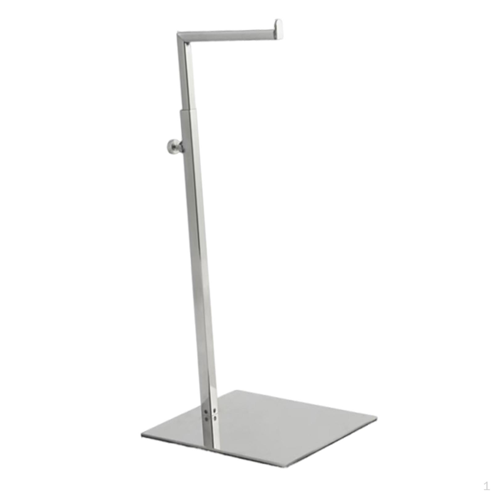 

Bag Display Stand Purse Holder Countertop Multipurpose Mirrored Adjustable Height Stainless Steel