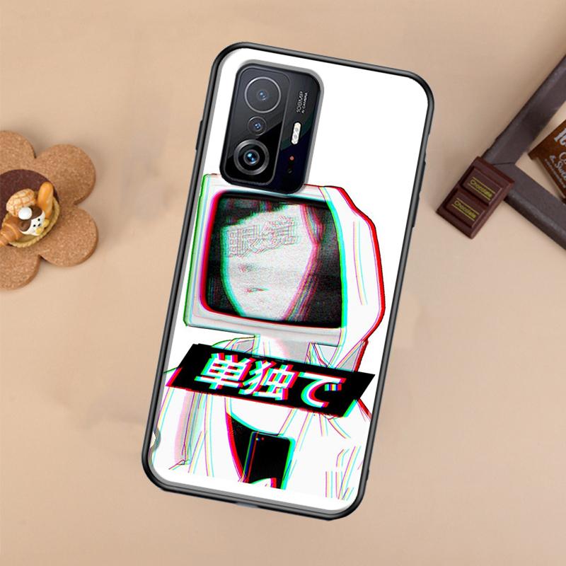 Sad Japanese Anime Case For Xiaomi POCO X7 X6 X5 X3 Pro F3 F5 F6 M6 Pro 13 14 Ultra 11T 12T 13T 14T Pro Cover