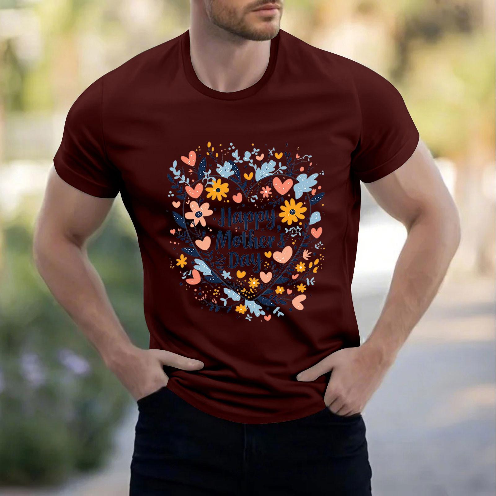 

Мужская рубашка с воротником-стойкой и коротким рукавом, свободная рубашка для отдыха и отдыха, мужская L винный