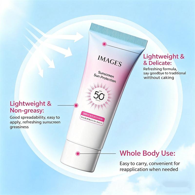 Sunscreen SPF50PA+++ Moisturizing Moisturizing Breathable Summer Refreshing Non-greasy Sunblock