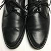 60s Vintage DEAUVILLE Rare CORFAM Leather U-Tip Business Shoes Black size 9 26.5-27.0(USED)