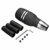 Universal Cool Black Leather Car Automatic Gear Stick Shift Knob Shifter Lever