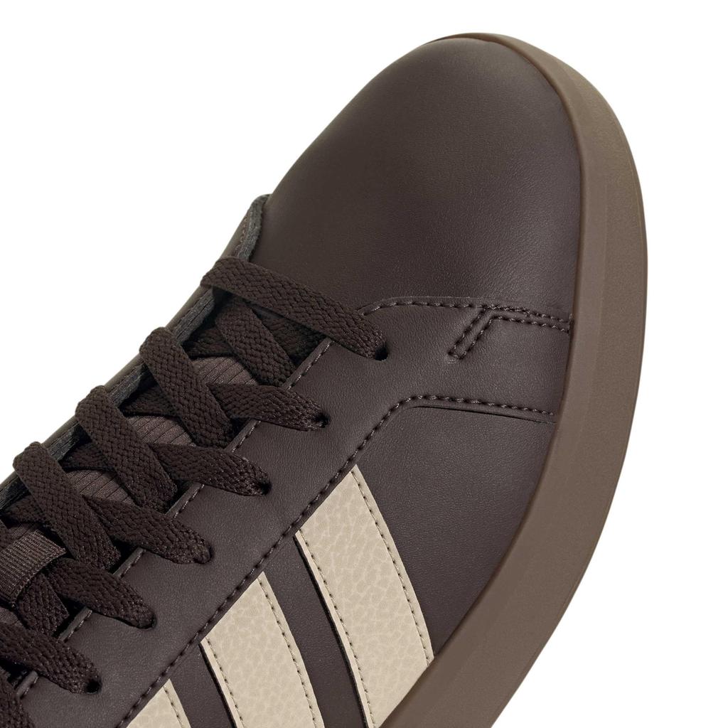 [Adidas] Grand Court Base 3.0 Sneakers, Unisex, Adult, OTL61 Aurora Coffee/Crystal Linen/Gum (KK4825), Size 26.5 cm