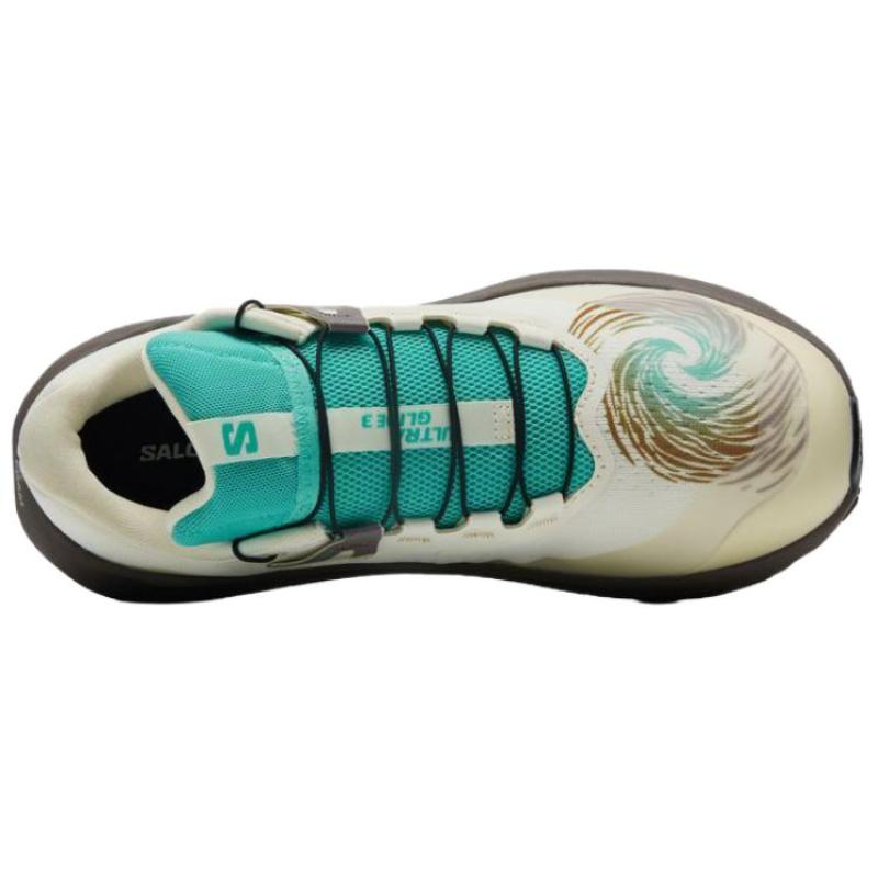 SALOMON Ultra Glide 3 Cushioning, Breathable, Lightweight Low top Running Shoes Women's Beige Brown Sneakers 479695