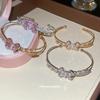 Luxury Zirconia Double Layer Butterfly Bracelet: Elegant, Versatile Jewelry for Women