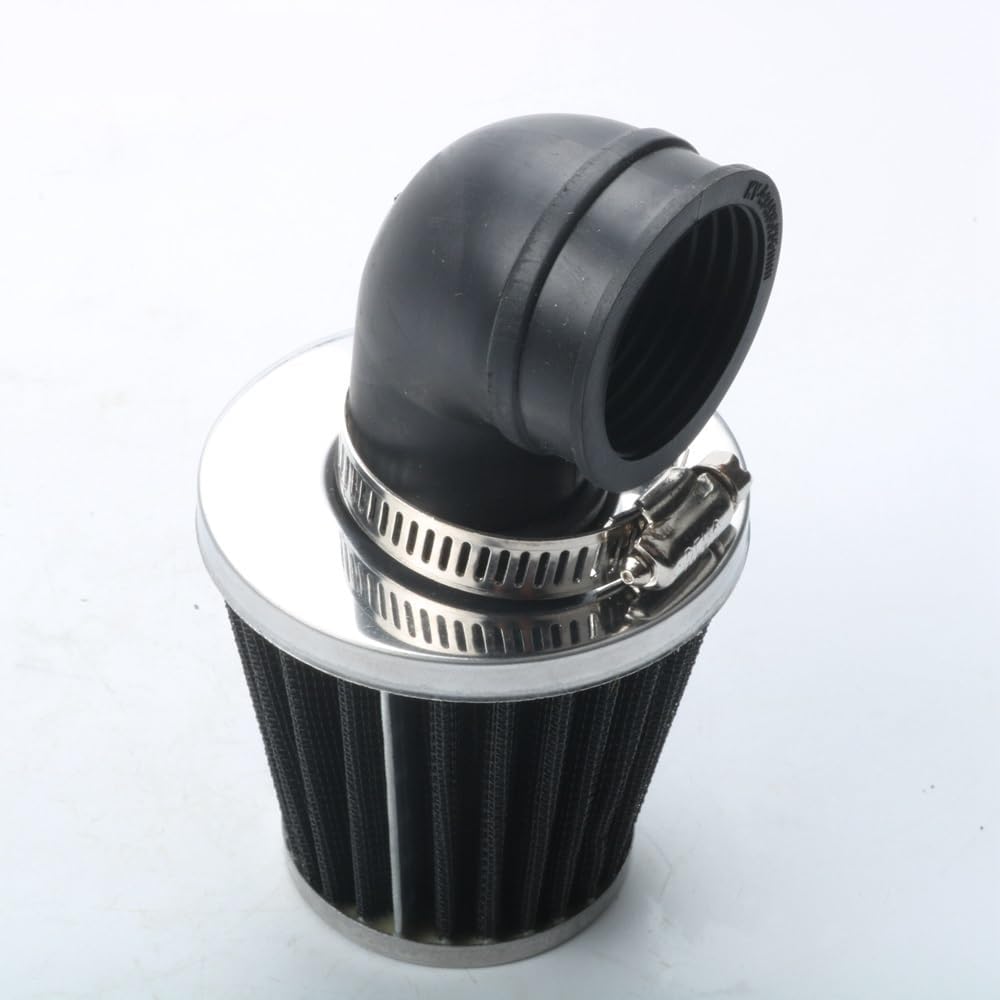 38mm 90 Degree Angle Modified High Performance Air Filter Fit For GY6 50cc ATV Kart 139QMB
