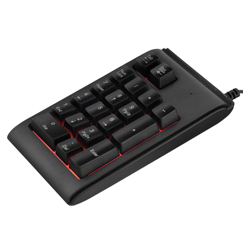 19 key 3 Color USB Numeric Keypad Mechanical Touch Feeling 10 Million Clicks Number Pad