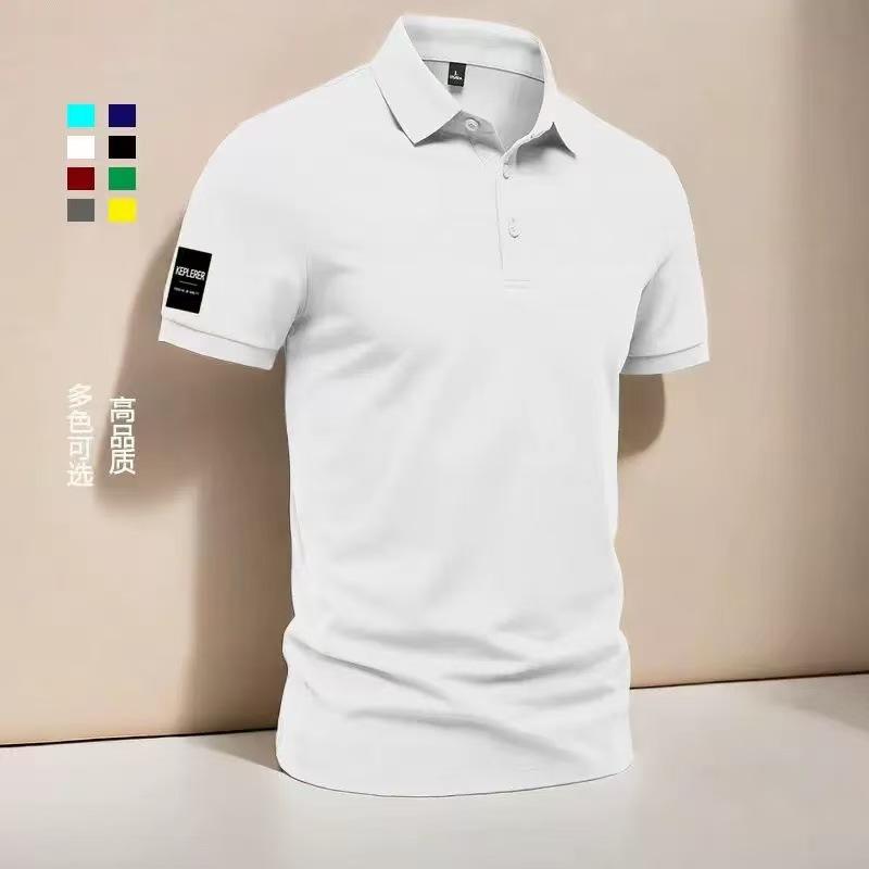 

Summer New Short-sleeved Polo Shirt Men s T-shirt High-end Casual Men s Pineapple Shirt M
