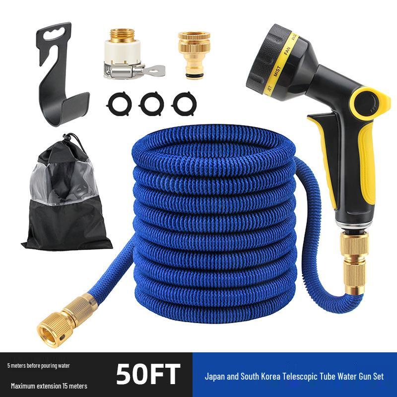 Midsummer Automatic High-Pressure Retractable Garden and Car Washing Hose with Water Gun