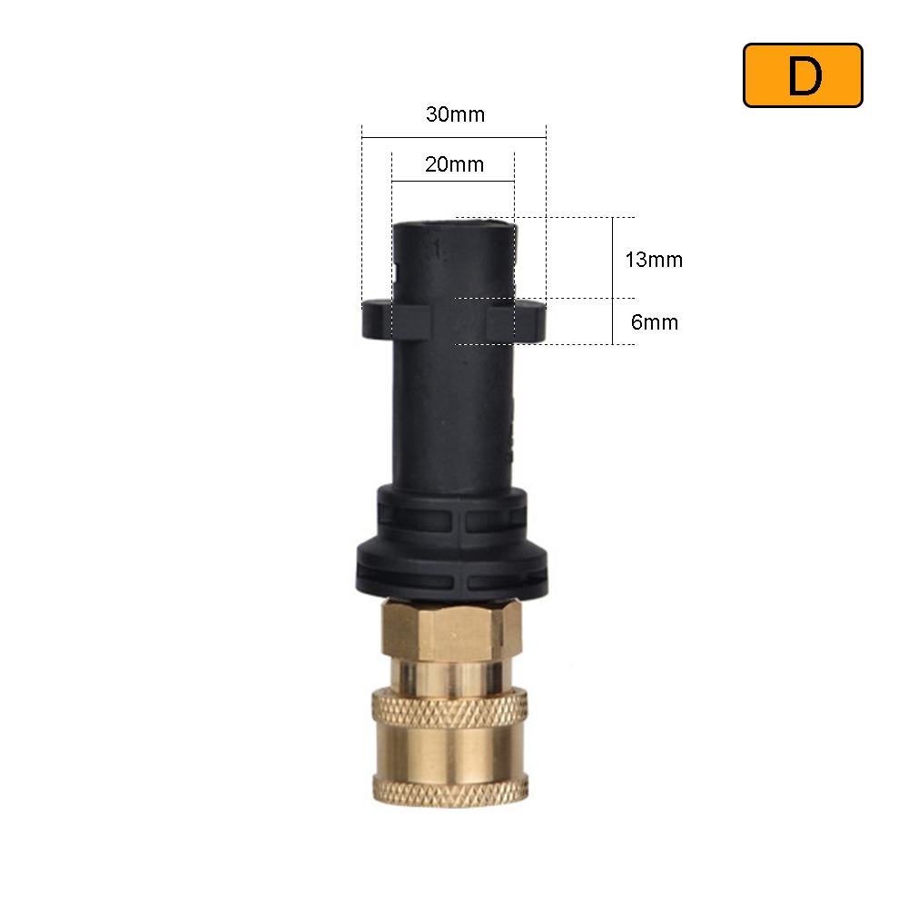 Pressure Washer Karcher Male Adapter G1/4" Quick Release Connector Nozzle for LAVOR Black Decker Bosch Parkside Cleaning Machine