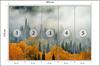 Photomural Fog Over Autumn Forest Structural Vinyl 405x270