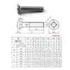 M8x25 Carriage Bolts 304 Stainless Steel Square Bolts (Pack of 20)