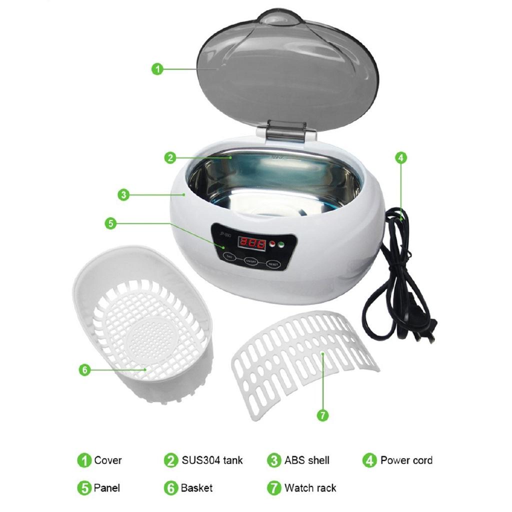35W Charminer 600ML Professional Jewelry Cleaner Washer Machine for Cleaning Eyeglasses New