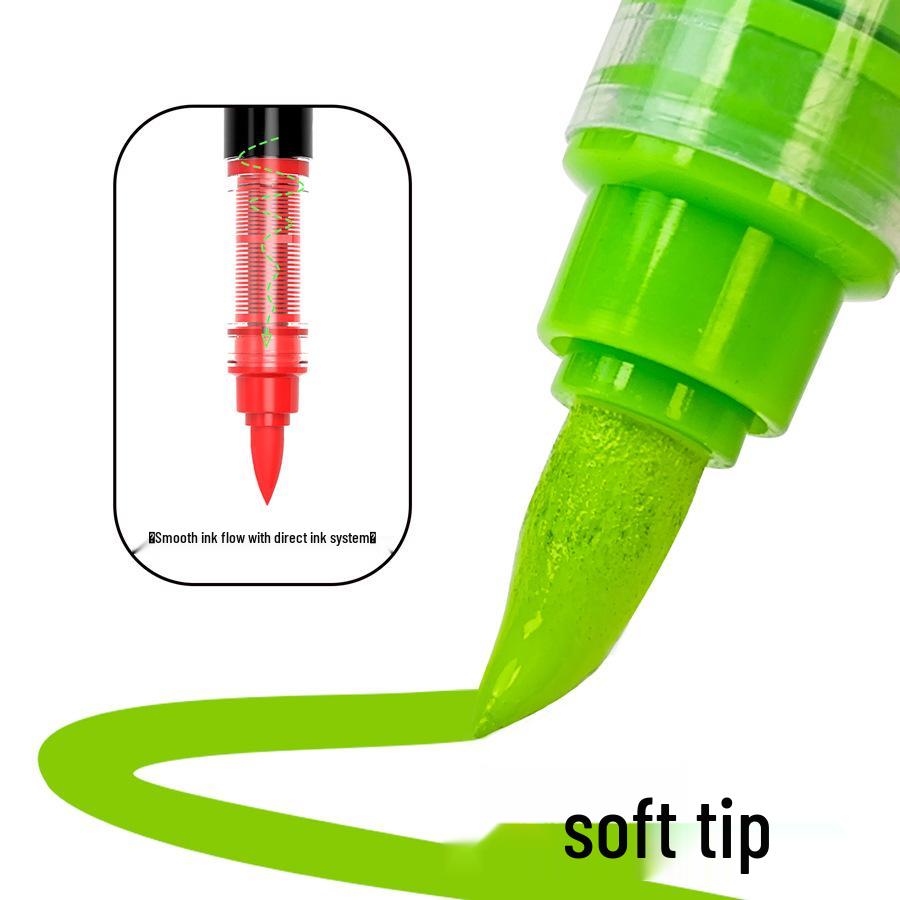8101 Graffiti Acrylic Marker: Stackable, Odorless, Soft Tip for Students
