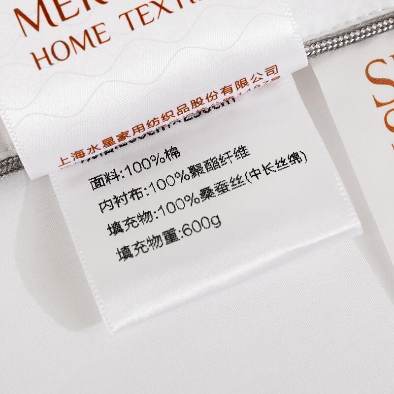 Mercury Home Textiles All-Cotton Antibacterial Mulberry Silk Quilt