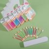 Mini Double-Ended Latex Sponge Eyeshadow Brush - High Quality, Disposable, Strong Powder Application