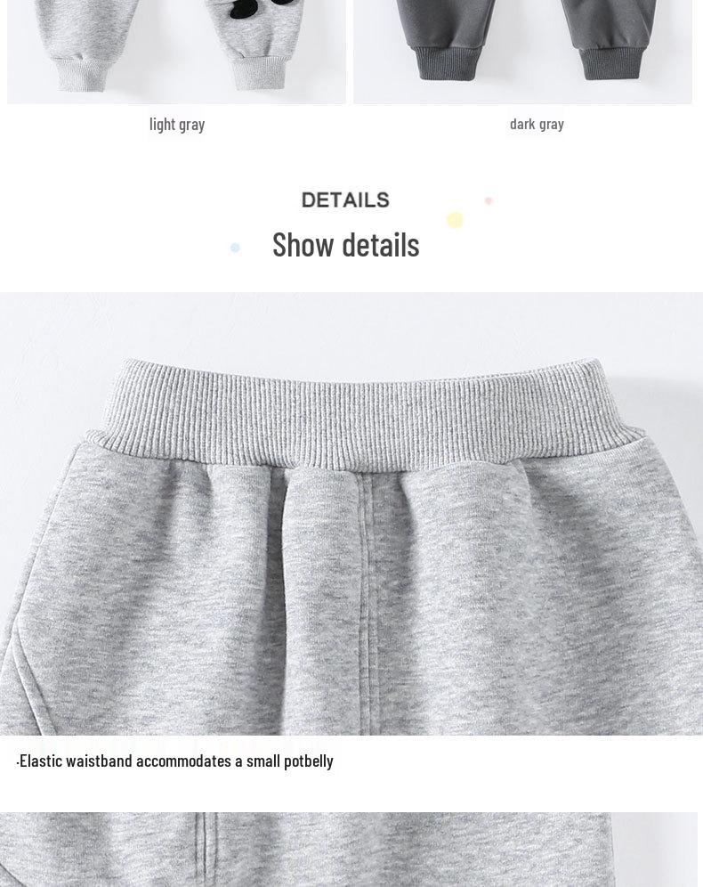 Baby Winter Fleece-Lined Pants for Toddlers and Infants - Boys and Girls Casual Long Pants