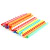 100PCS Colorful Drinking Straw Plastic Disposable Wide Straws for Milk T Mixed Colors