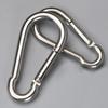 5Pcs Stainsless Steel Spring Snap Hook Carabiner Clip Water Bottle Hook Keychains for Outdoor Camping Fishing Hikings