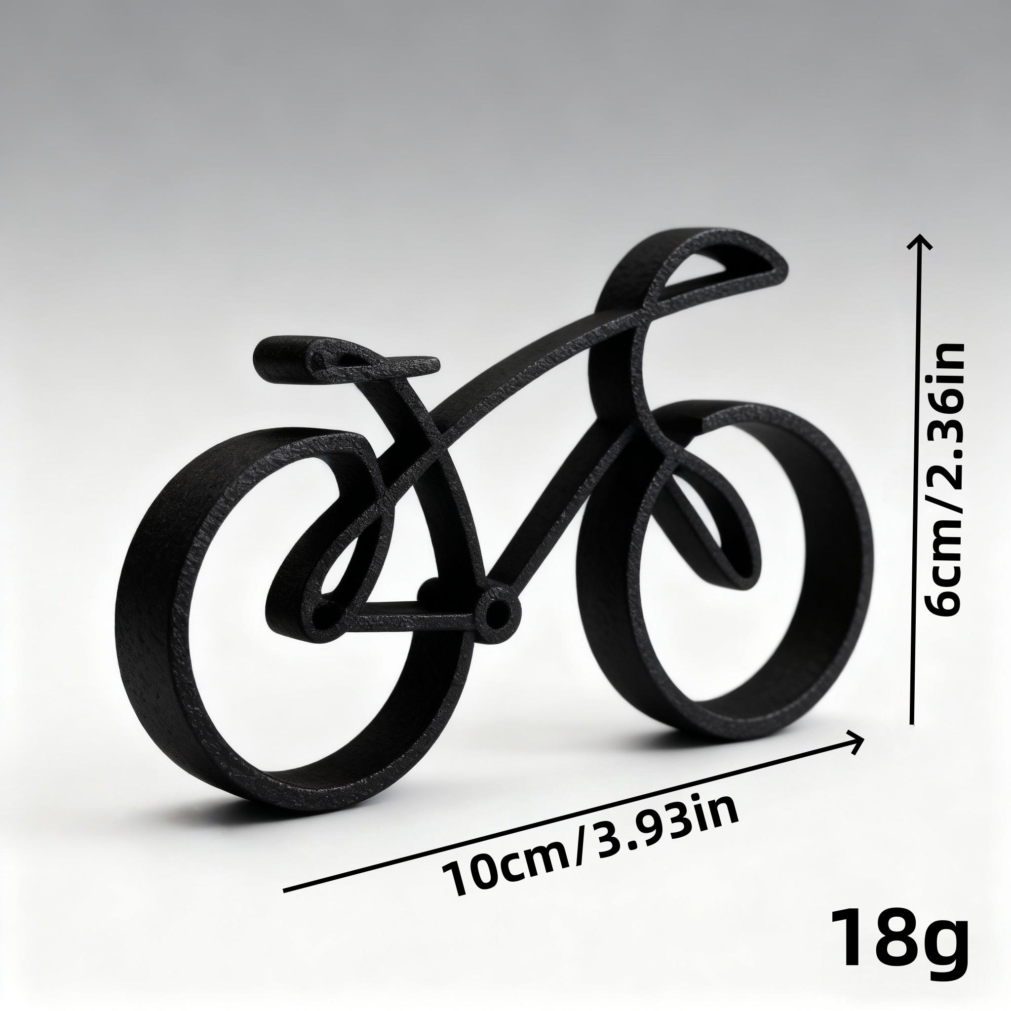 

Minimalist Bike Model, Elegant 3D Printed Cycling Sculpture for Desk Decor, Home Office Gift for Cyclists