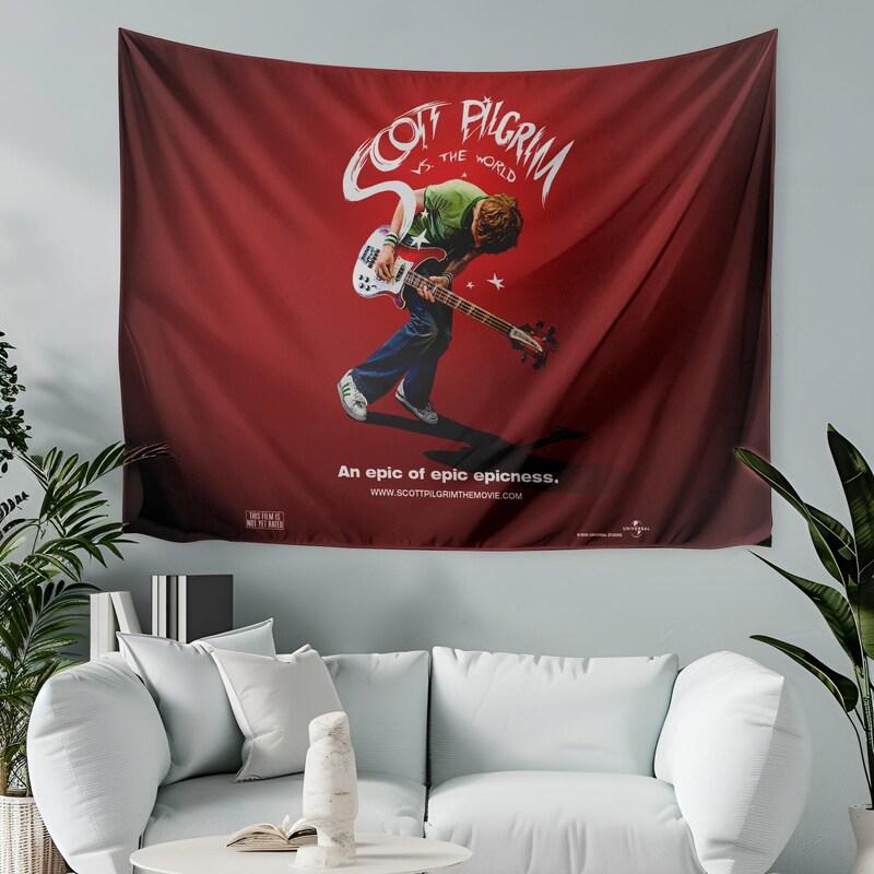 Scott Pilgrim vs. the World Tapestry 75x100 чёрный